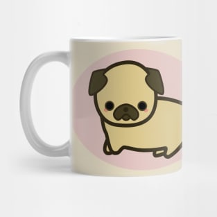 Cute Little Pug T-Shirt Mug